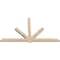 Ekena Millwork Kennewick Smooth Timber Gable Bracket, Douglas Fir, 108"W x 63"H x 3 1/2"D x 5 1/2"F, 14/12 Pitch GBW108X63X0406KEN00SDF - alternate 2